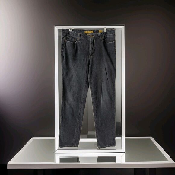 Seven7 Women's Jeans Blue Size 14 Straight Leg Stretch Logo High Rise 28" Denim - Picture 1 of 8